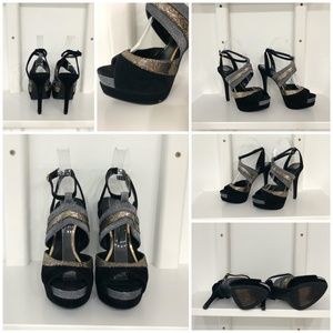 Jessica Simpson Eman Black Combo Platform Pump